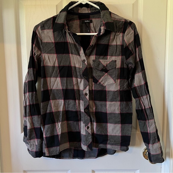 Nollie 100% cotton button down flannel *Size Small* - Picture 4 of 6
